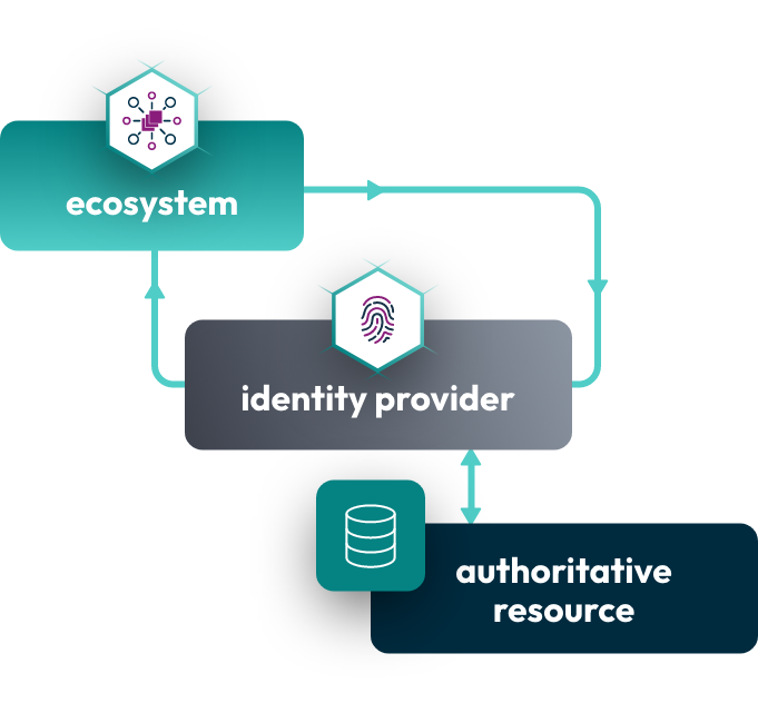 Ecosystem, Identity provider, authoritative resource